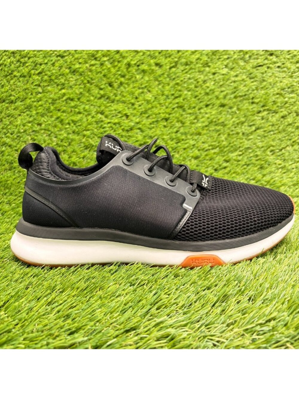 Kuru Atom Womens Size 10.5 Black White Athletic Running Walking Shoes Sneakers